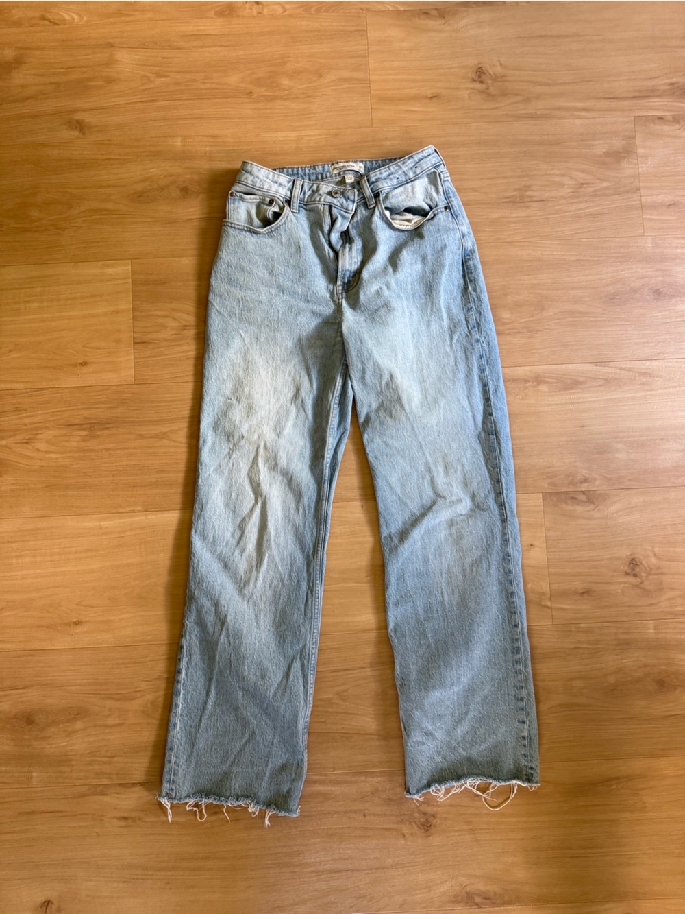 Abercrombie & Fitch Curve Love 90’s Relaxed Jean High Rise 28 LONG